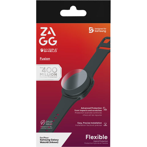 ZAGG InvisibleShield Fusion Screen Protector for Samsung Galaxy Watch8/Watch9 (44mm)