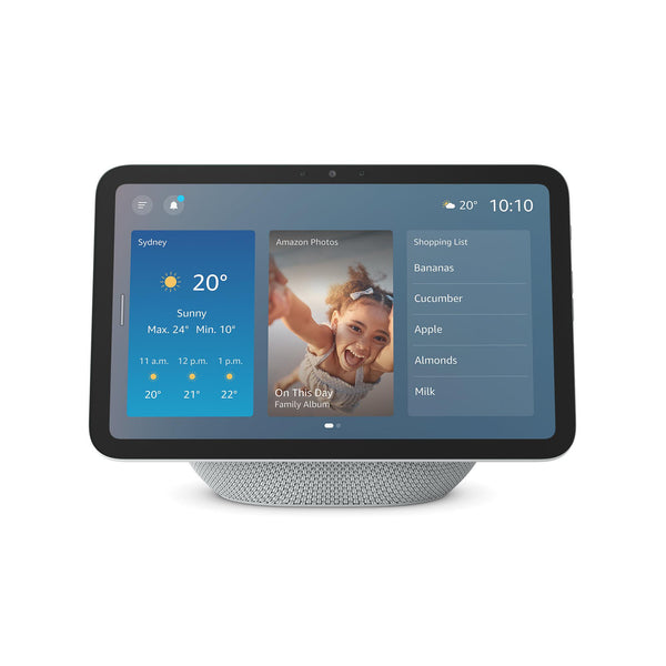 Amazon Echo Show 8 (Glacier White)[2025] - JB Hi-Fi NZ