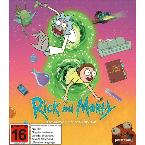 Rick & Morty -  Season 1-8