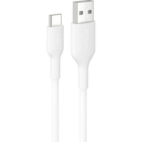 Belkin BoostCharge USB-A to USB-C Cable 15W [1m] (White)