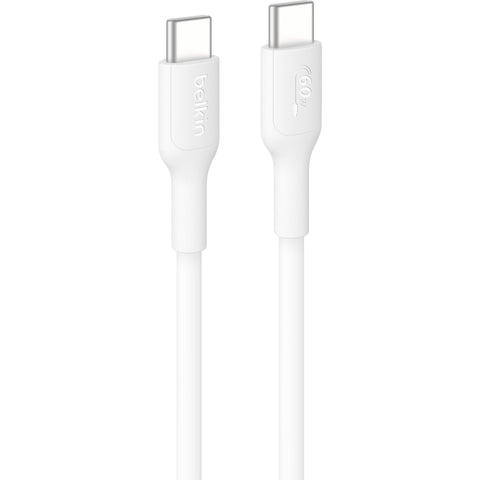 Belkin BoostCharge USB-C 60W 2.0 PCR Cable [1m] (White)