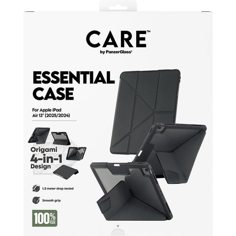 CARE by Panzer Essential Folio for iPad Air 13 (2025/2024) [Black]