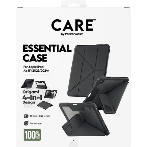 CARE by Panzer Essential Folio for iPad Air 11" (2025/2024) [Black]