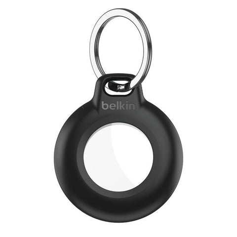 Belkin Waterproof Secure Holder with Key Ring for AirTag (Black)