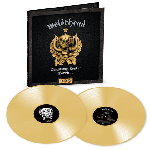Everything Louder Forever – The Very Best Of Motörhead (JB Hi-Fi NZ Exclusive Gold Vinyl)