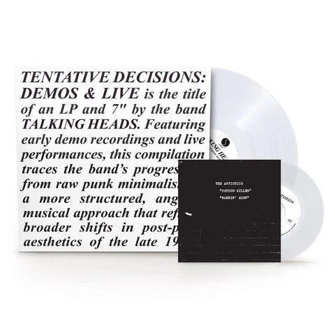 Tentative Decisions: Demos & Live LP + 7" (clear vinyl)