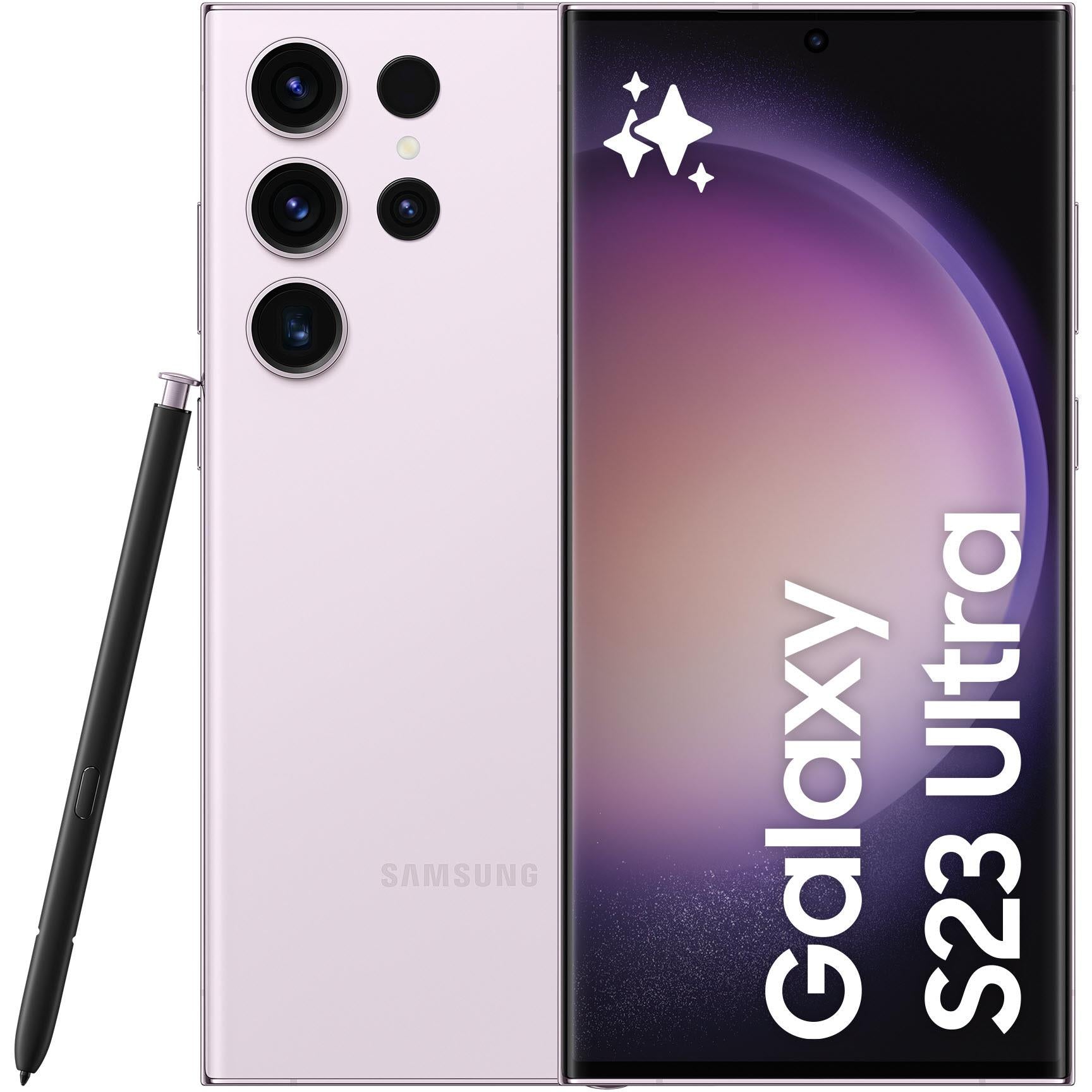 Samsung Galaxy S23 Ultra 5G 256GB (Lavender) [~Refurbished: Very