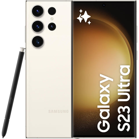 Samsung Galaxy S23 Ultra 5G 256GB (Cream) [~Refurbished: Very Good]