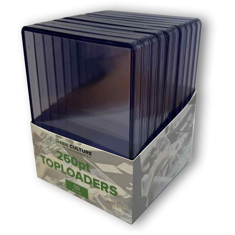 Geek Culture – 260pt Large Toploaders (10 Pack)