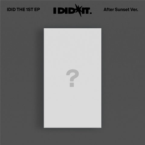The 1st EP (I did it.) 'After Sunser' ver.