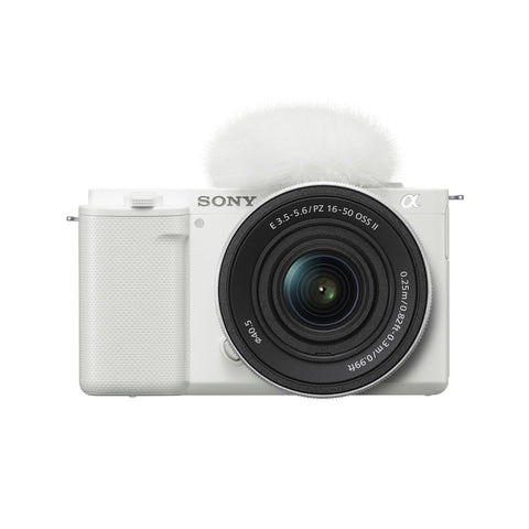 Sony ZV-E10 Mirrorless Vlog Camera with 16-50mm OSS II Lens Kit (White)