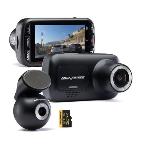 Nextbase 320XR Front and Rear Dash Cam with 32GB microSD Card