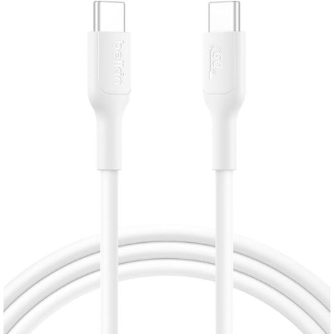 Belkin USB-C to USB-C 60W 2.0 PCR Cable [2m] (White)