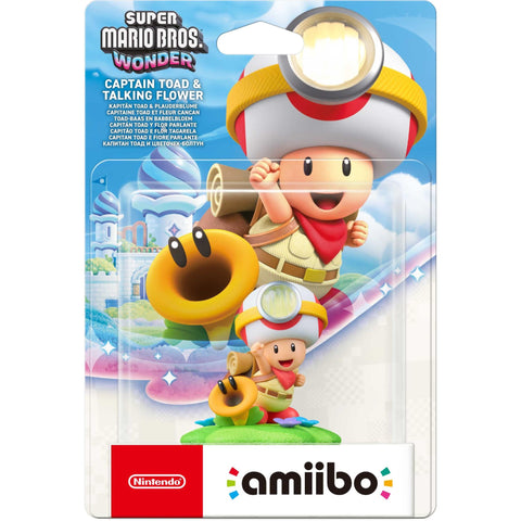 Nintendo amiibo - Captain Toad & Talking Flower (Super Mario Bros. Wonder)