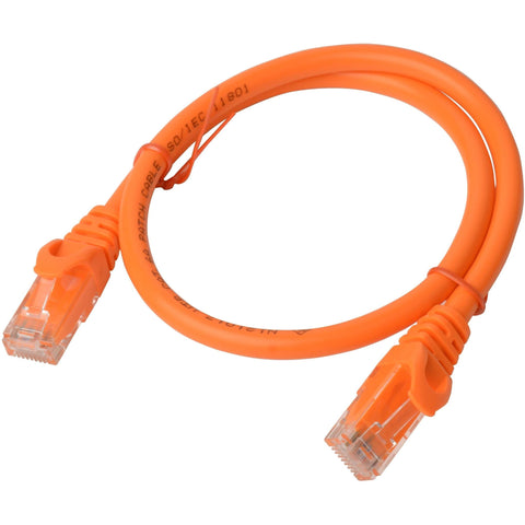 8Ware Cat 6a UTP Snagless Ethernet Cable (25cm) [Orange]