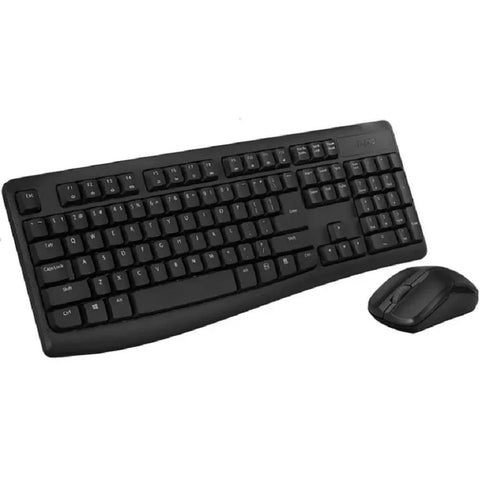 Rapoo X1800PRO Wireless Multimedia Keyboard and Mouse (Black)