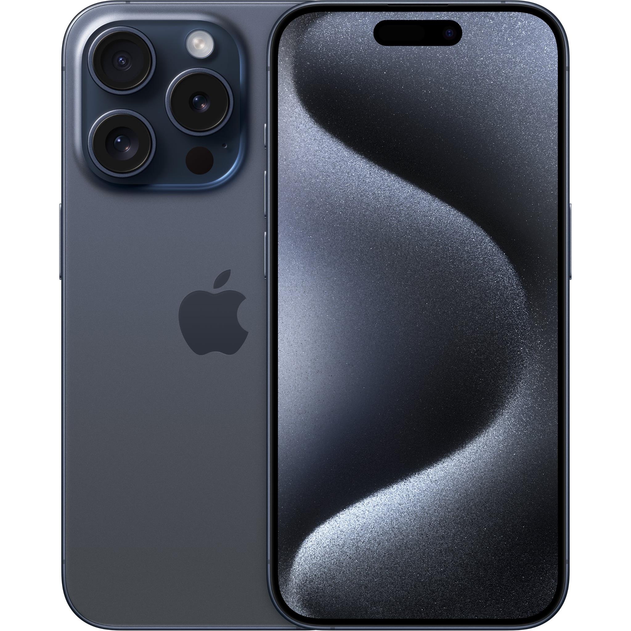 Apple iPhone 15 Pro 256GB (Blue Titanium) [~Refurbished: Very Good