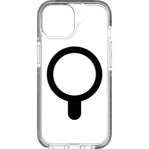 ZAGG Santa Cruz Case with Stand for Apple iPhone 17e/16e/15/14/13  (Clear/Black)