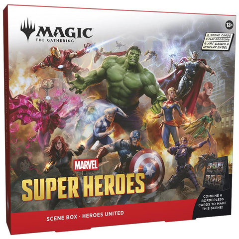 Magic The Gathering Trading Card Game: Marvel Super Heroes - Scene Box