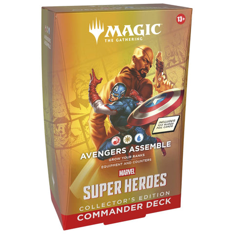 Magic The Gathering Trading Card Game: Marvel Super Heroes - Commander Deck Collector's Edition