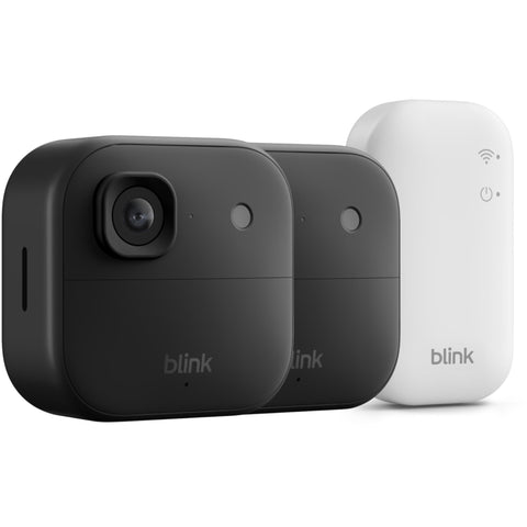 Blink Outdoor 2K+ Wireless Security Camera (Black) [2 Pack]