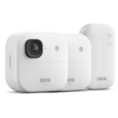 Blink Outdoor 2K+ Wireless Security Camera (White) [2 Pack]