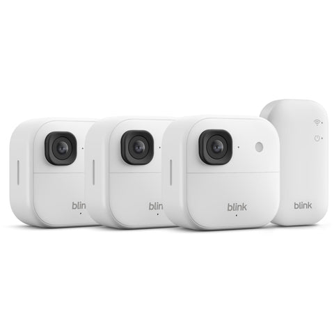 Blink Outdoor 2K+ Wireless Security Camera (White) [3 Pack]