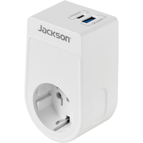 Jackson MOVE Rapid Charge PD20W USB-C/A Inbound Travel Adaptor (USA & EU)