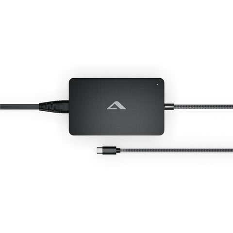 ALOGIC Rapid Power 100W Inline GaN Charger with Fixed USB-C Cable (Black)