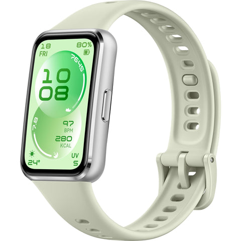 Huawei Band 11 Aluminium Alloy Case with Fluoroelastomer Strap (Green)