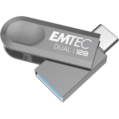 Emtec D280 Dual Drive USB Type-C Flash Drive (128GB)