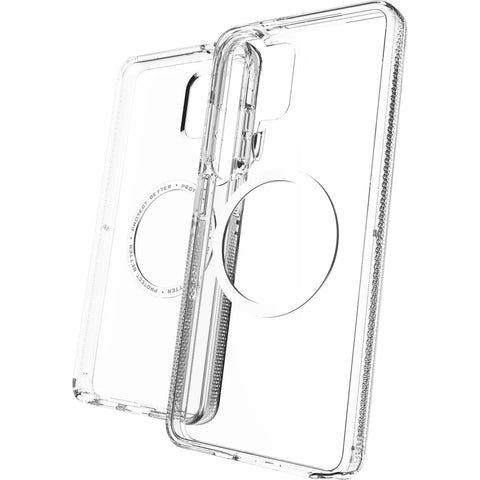 ZAGG Crystal Place Snap Kickstand Case for Samsung Galaxy S26 Ultra (Clear)
