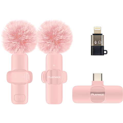 Playmax Wireless Streamcast Microphone (Pink)