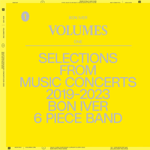 VOLUMES: ONE SELECTIONS FROM MUSIC CONCERTS 2019-2023 BON IVER 6 PIECE BAND
