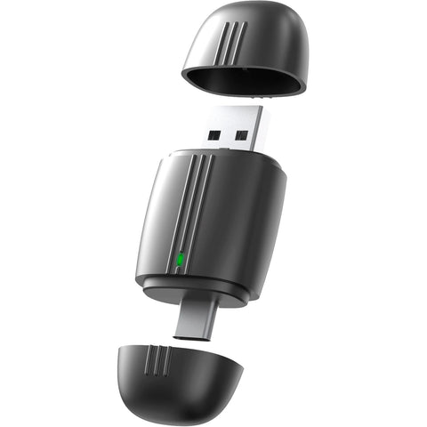 Navig8r Wireless Dongle for CarPlay with USB-A and USB-C