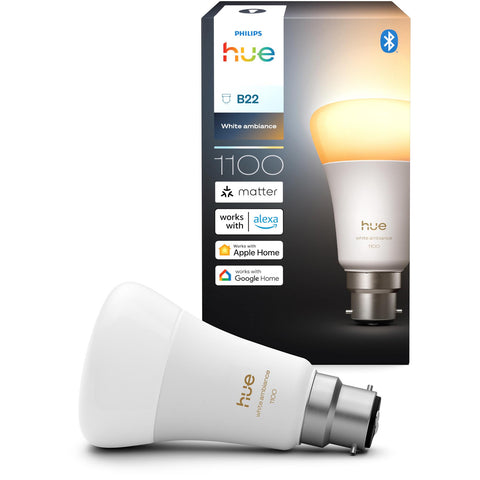 Philips Hue White Ambiance 11W A60 B22 Bulb