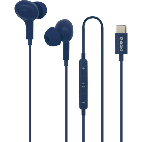Moki USB-C Connect Earphones (Navy)