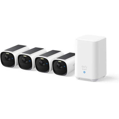 eufy E40  Essential Security Camera Kit with Homebase 2 (4 Pack)