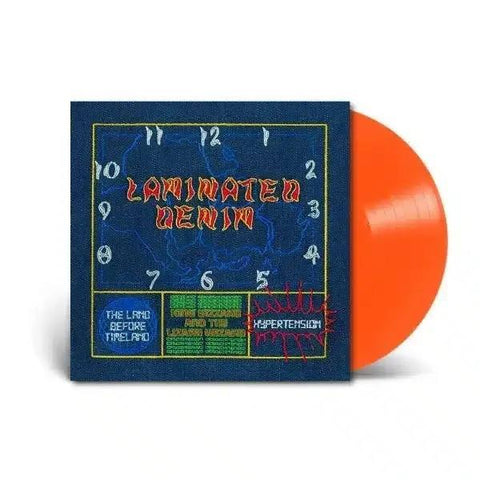 Laminated Denim (Orange Habanero Vinyl)