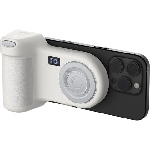 Belkin Stage PowerGrip Magnetic Charging Camera Grip with Power Bank (Sand)