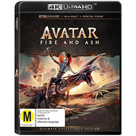 Avatar: Fire And Ash (3 Disc) - 4K UHD/BD Combo + Bonus Disc