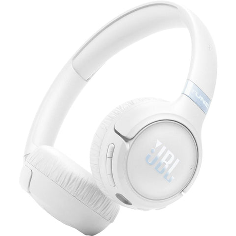 JBL Tune 680NC Wireless On-Ear Noise Cancelling Headphones (White)