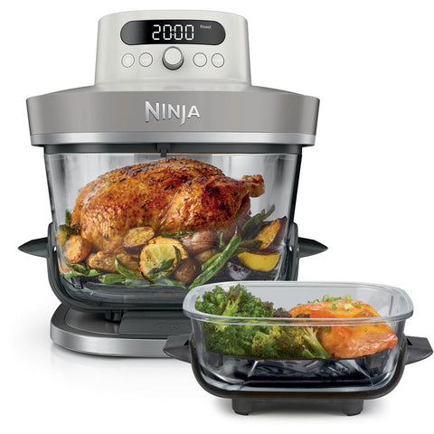 Ninja Crispi Pro 6-in-1 Countertop Glass Air Fryer (Bone)