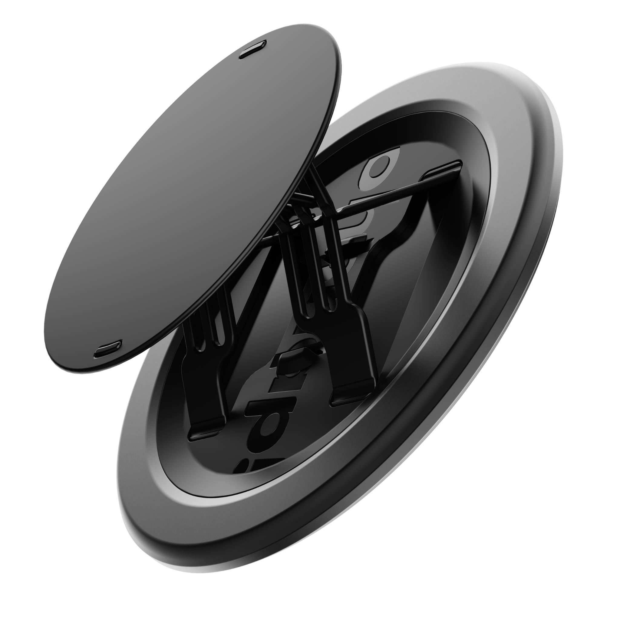 OhSnap! Snap 5 Magnetic Phone Grip & Stand (Boring Black) - JB Hi