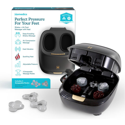 Homedics ModMssage Shiatsu Air Foot Massager with Heat