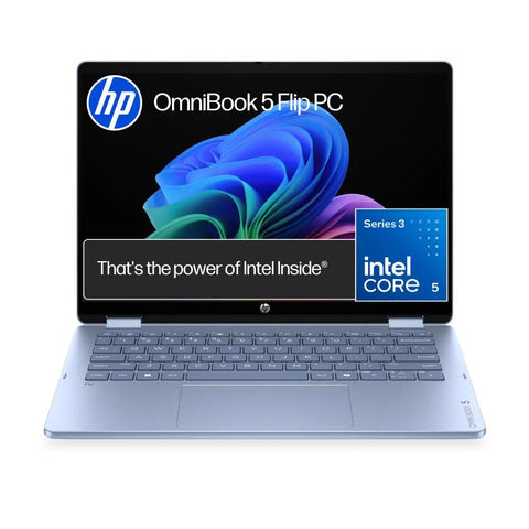 HP OmniBook 5 Flip 14" WUXGA 2-in-1 Laptop (Intel Core 5)[256GB/Blue]