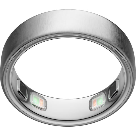 Oura Ring 5 [Size 9] (Brushed Silver)