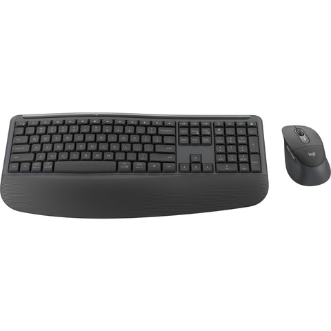 Logitech MK880 Signature Comfort Plus Wireless Keyboard and Mouse Combo (Graphite)