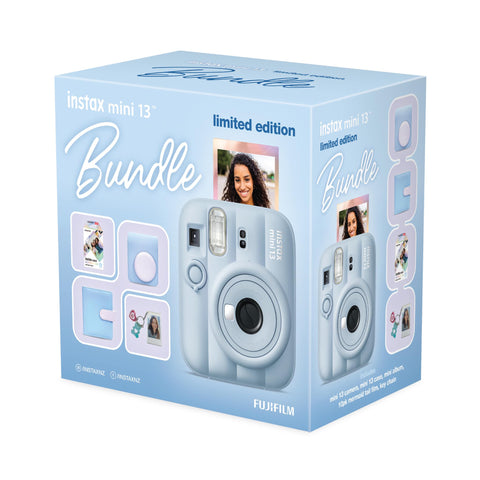 Fujifilm Instax Mini13 Instant Camera Bundle MY26 (Frost Blue)
