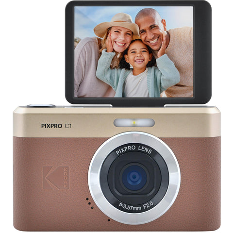 Kodak Pixpro C1 Digital Camera (Brown)
